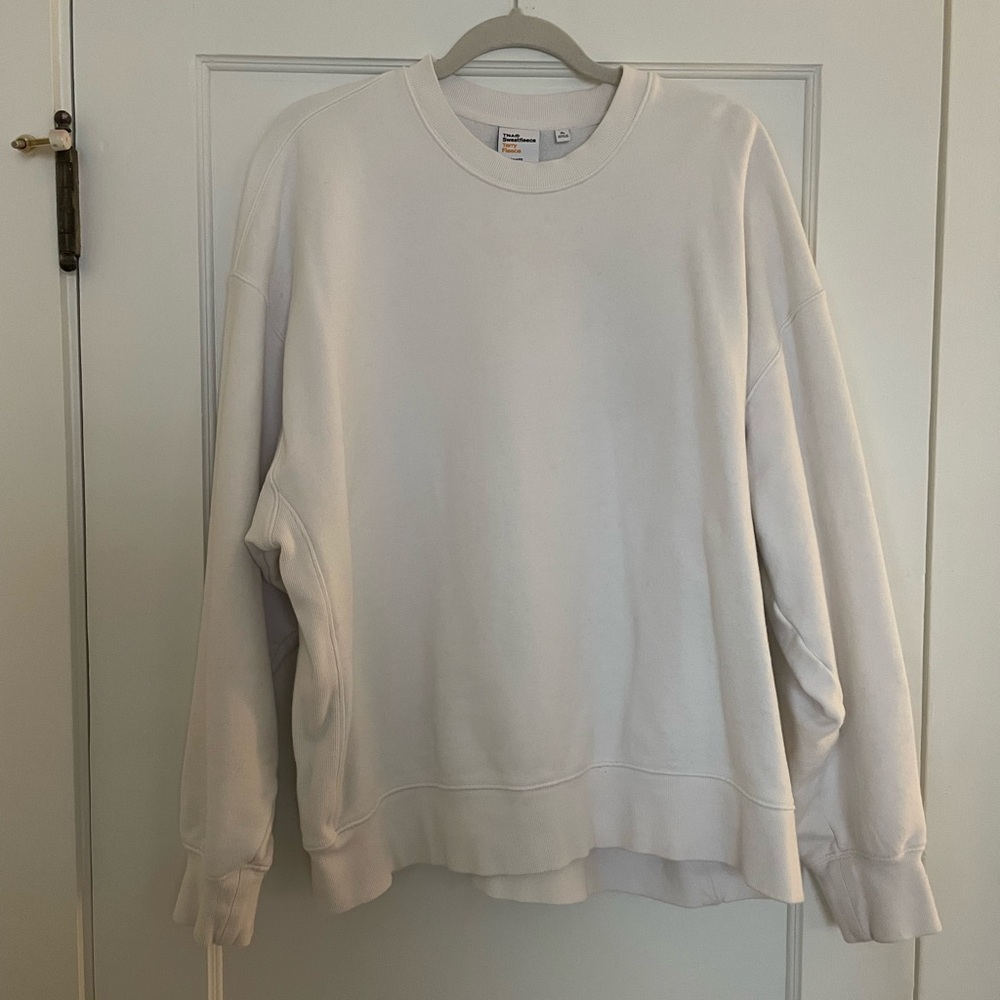 Aritzia TNA Sweatfleece Terry Boyfriend Fit Sweatshirt